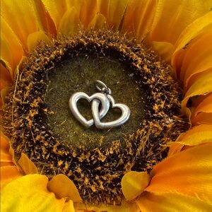 James Avery Intertwined Silver Heart Necklace